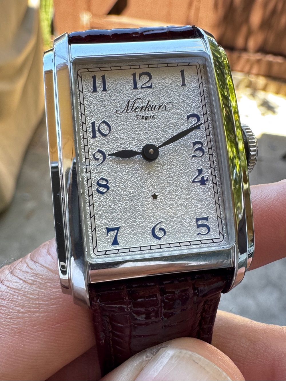 Merkur elegant watch mechanical movement